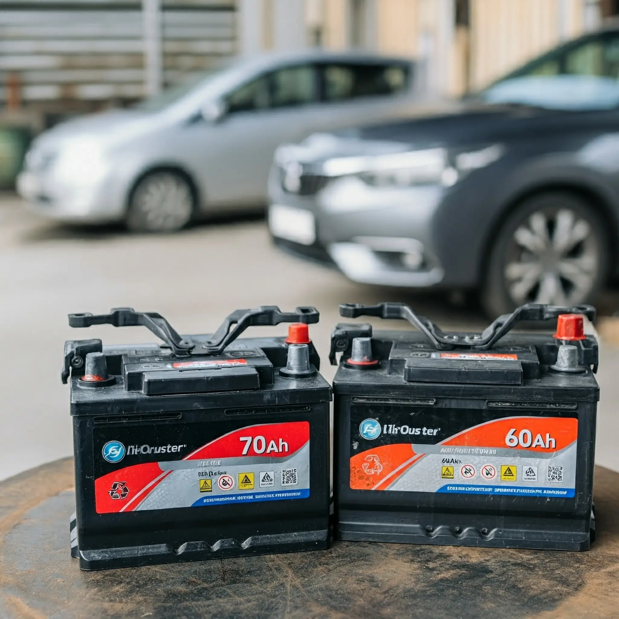 baterías de coche 70Ah vs 60Ah